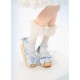 Sheep Puff Cream Satin Platform Shoes(Reservation/5 Colours/Full Payment Without Shipping)